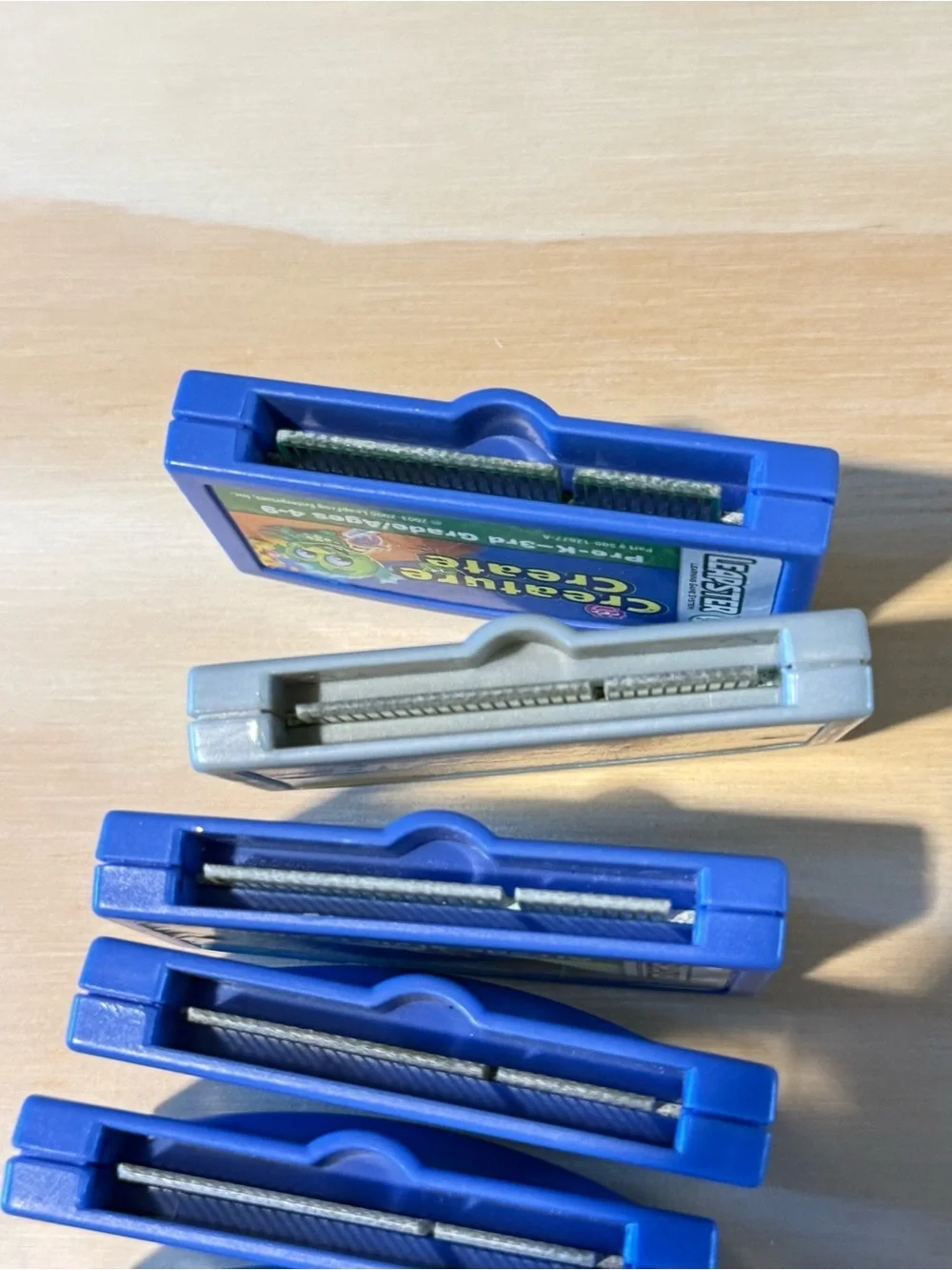 Leapfrog Leapster Lot of 8 Cartridges Sonic Disney NASCAR Tested Good Read Info!